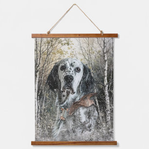 English Setter  Hanging Tapestry