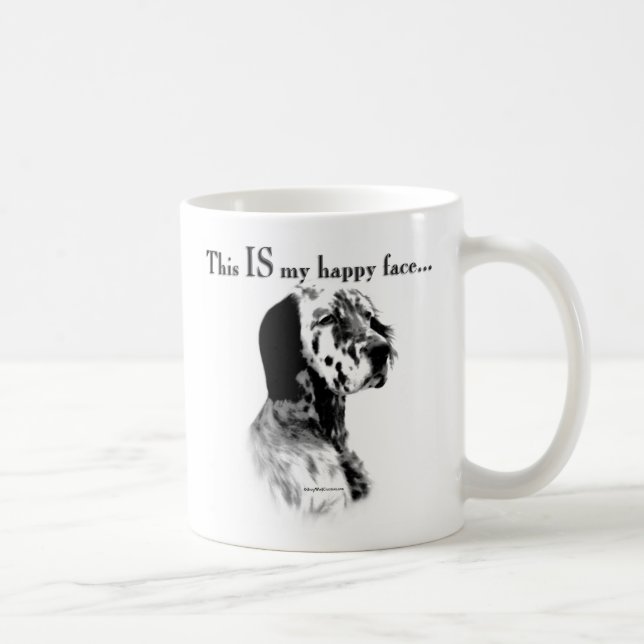 English Setter Happy Face Coffee Mug (Right)