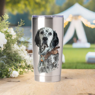English Setter Insulated Tumbler