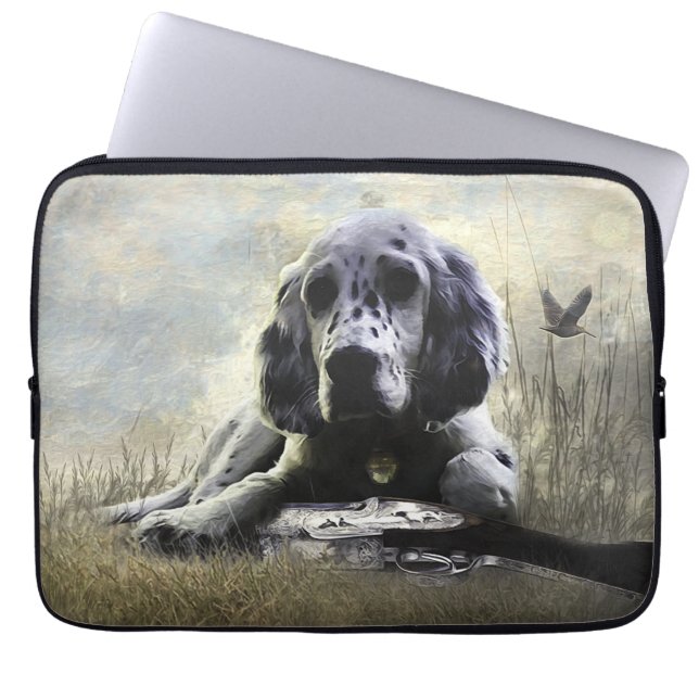English Setter  Laptop Sleeve (Front)