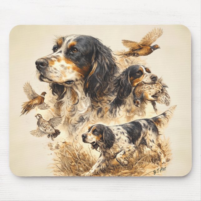 English Setter  Mouse Pad (Front)