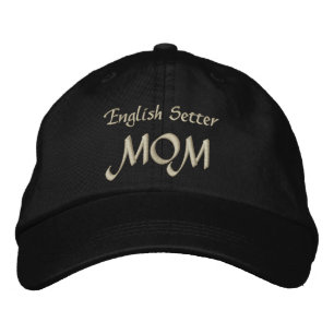 English Setter Mum Gifts Embroidered Hat