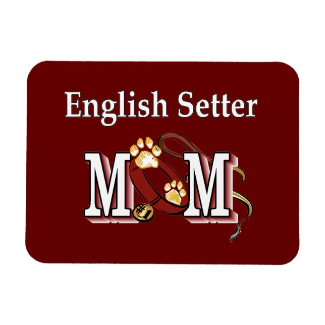 English Setter Mum Gifts Magnet (Horizontal)