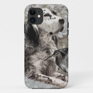 English Setter   Paperweight Photo Block Wood Wall Case-Mate iPhone Case