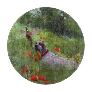 English Setter , Pheasant hunting  Cutting Board