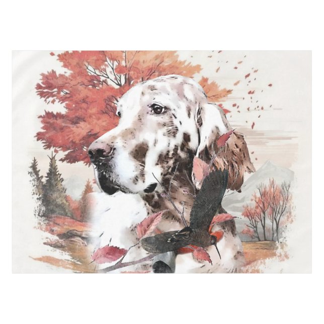 English Setter  Tablecloth (Front (Horizontal))