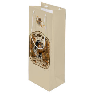 English Setter , woodcock hunting  Wine Gift Bag