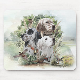 English Setters Mouse Pad