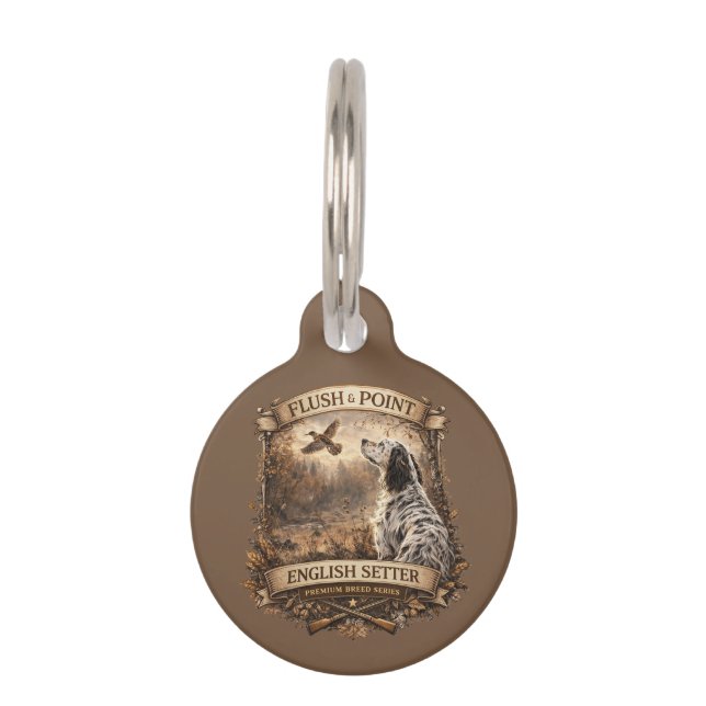 English Setters Pet Tag (Front)