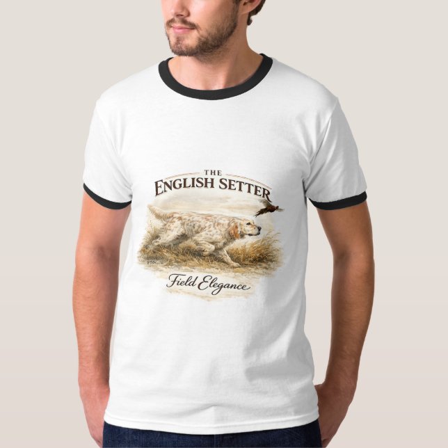 English Setters  T-Shirt (Front)