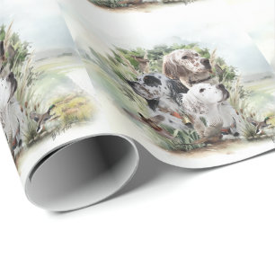 English Setters  Wrapping Paper