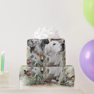 English Setters Wrapping Paper