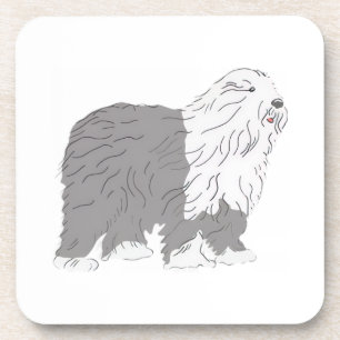English Sheepdog Coaster