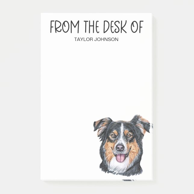 English Shepherd Lover Post-it Notes (Front)