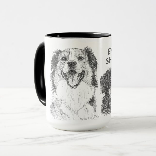 English Shepherd Mug (Front Left)