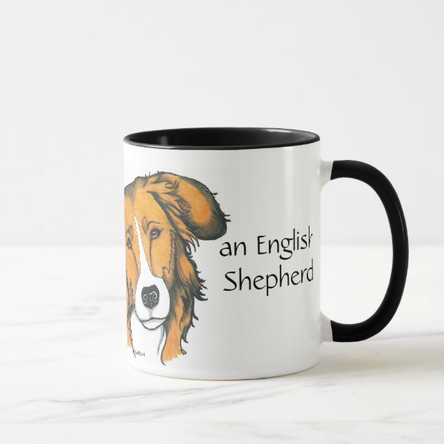 English Shepherd mug - Sable (Right)