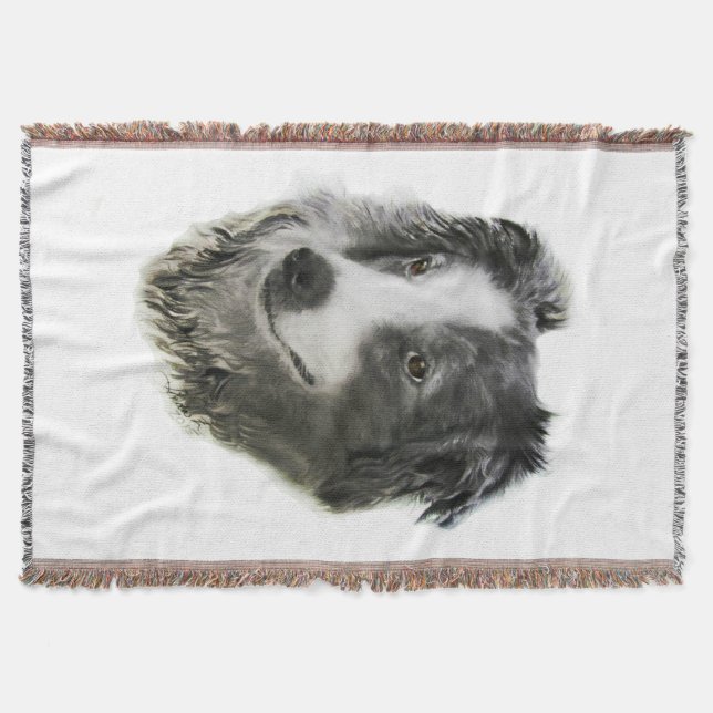 English Shepherd Throw Blanket (Front)