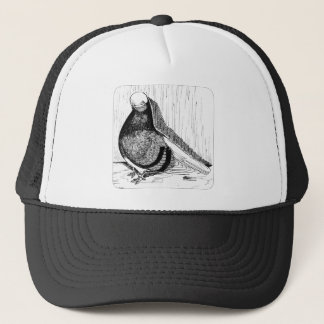 English Shortfaced Pigeon Bald 1978 Trucker Hat