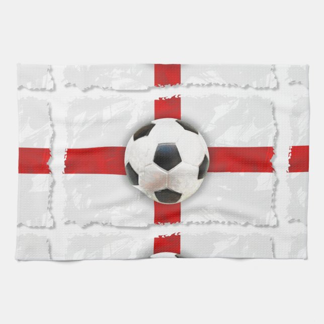 English Soccer Tea Towel (Horizontal)