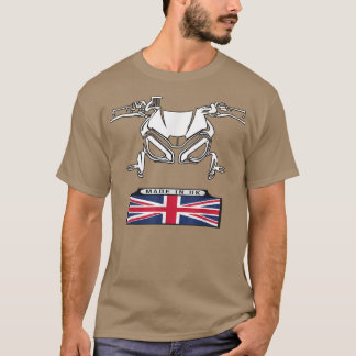 English Speed Motorcycle Lover Born in UK Super Bi T-Shirt