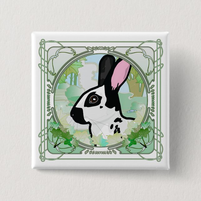 ENGLISH SPOTS! 15 CM SQUARE BADGE (Front)