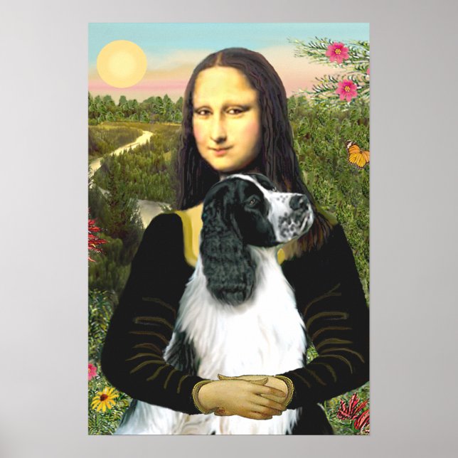 English Springer 7 - Mona Lisa Poster (Front)
