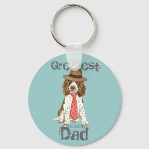 English Springer Dad Key Ring