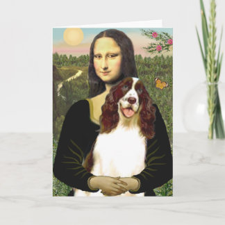 English Springer (Liv2) - Mona Lisa Card