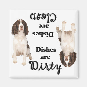 English Springer Lovers Spaniel Dishwasher Magnet