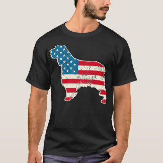 English Springer Spaniel 4th of July Men USA Ameri T-Shirt