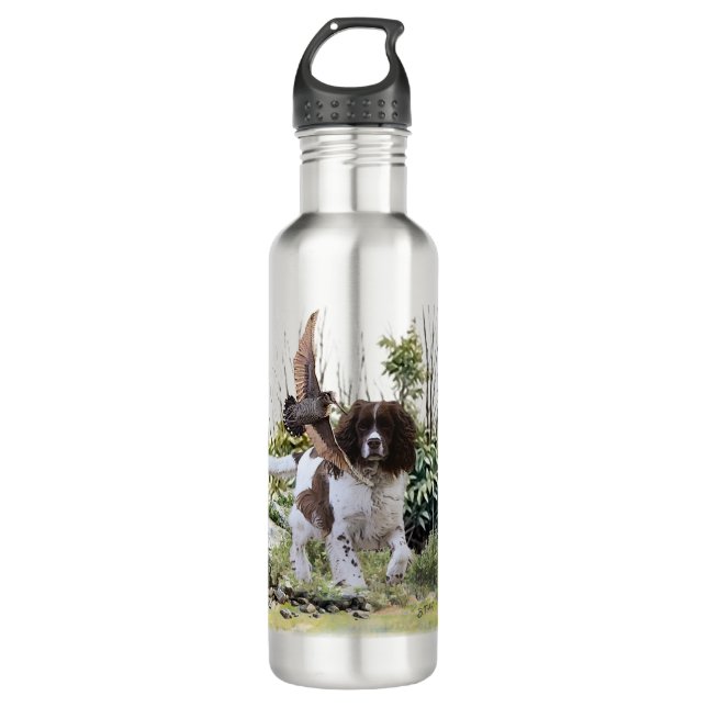  English Springer Spaniel  710 Ml Water Bottle (Front)