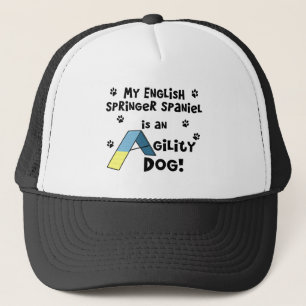 English Springer Spaniel Agility Dog Trucker Hat