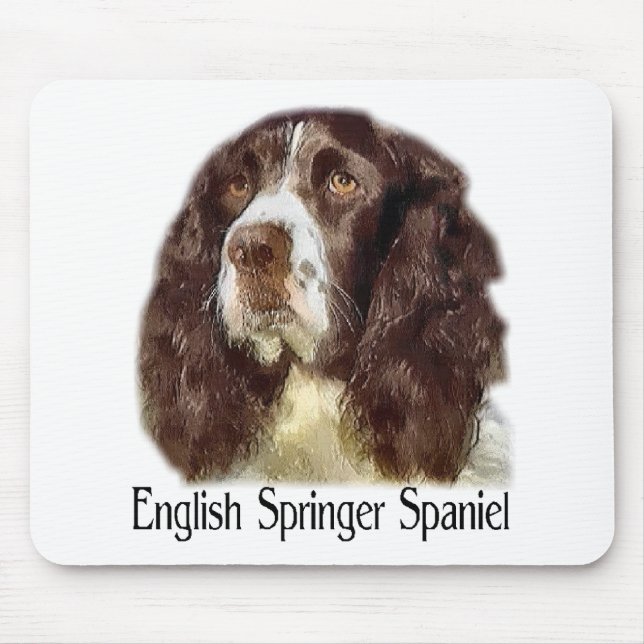 English Springer Spaniel Art Gifts Mouse Pad (Front)