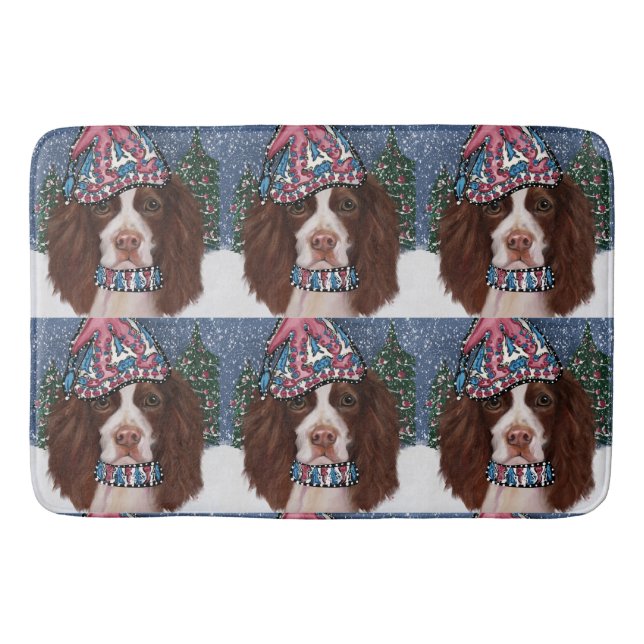 ENGLISH SPRINGER SPANIEL           BATH MAT (Front)