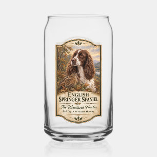 English Springer Spaniel Can Glass
