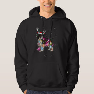 English Springer Spaniel Christmas Lights Pajama F Hoodie