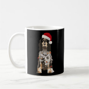 English Springer Spaniel Christmas Lights Xmas Dog Coffee Mug