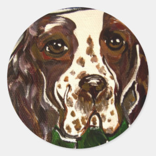 English Springer Spaniel Classic Round Sticker