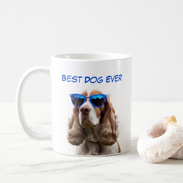 English Springer Spaniel Coffee Mug (With Donut)