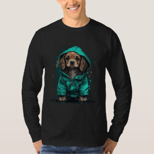 English Springer Spaniel Colorful Pop Tie Dye Tri  T-Shirt