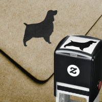 English Springer Spaniel Dog Breed Silhouette