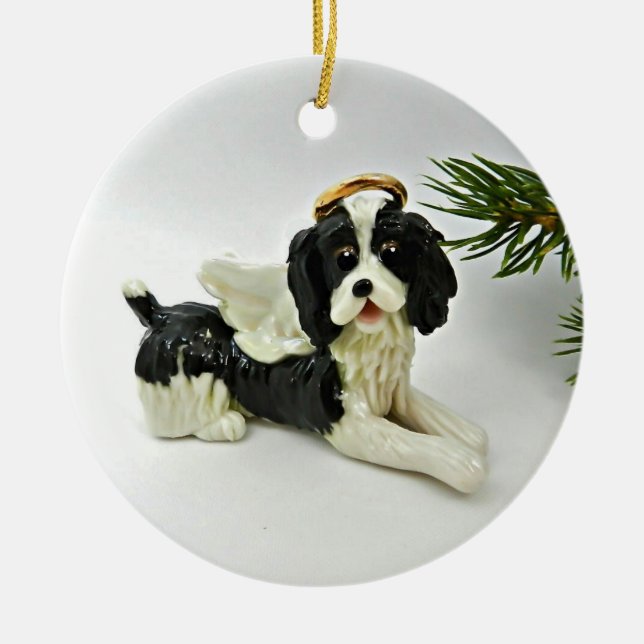 English Springer Spaniel Dog Christmas Ornament (Front)