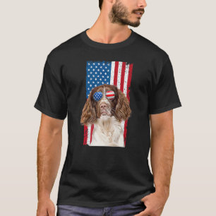 English Springer Spaniel Dog For Men Kids Boys 4th T-Shirt