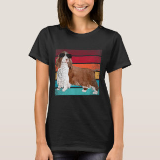English Springer Spaniel Dog Funny Mum Dad Clothin T-Shirt