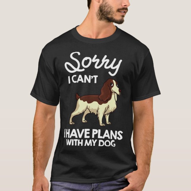 English Springer Spaniel Dog  Puppies Owner T-Shirt (Front)