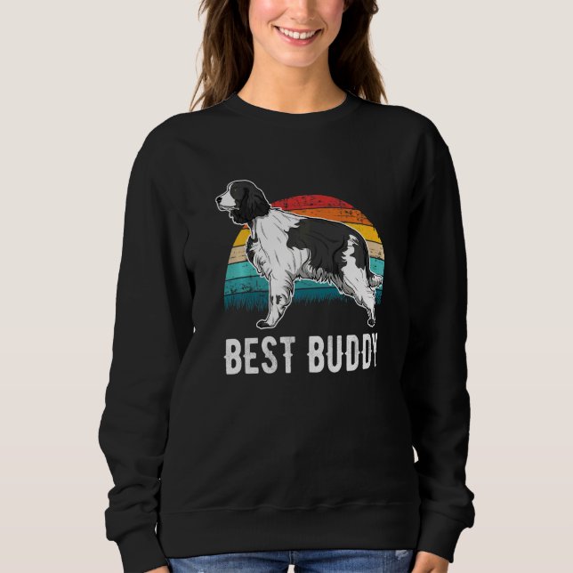 English Springer Spaniel Dog Sunset Sweatshirt (Front)