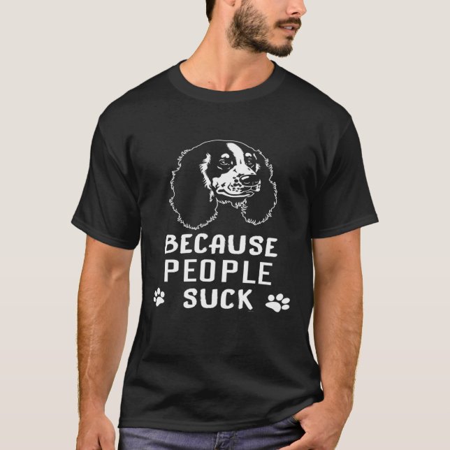 English Springer Spaniel dog   T-Shirt (Front)
