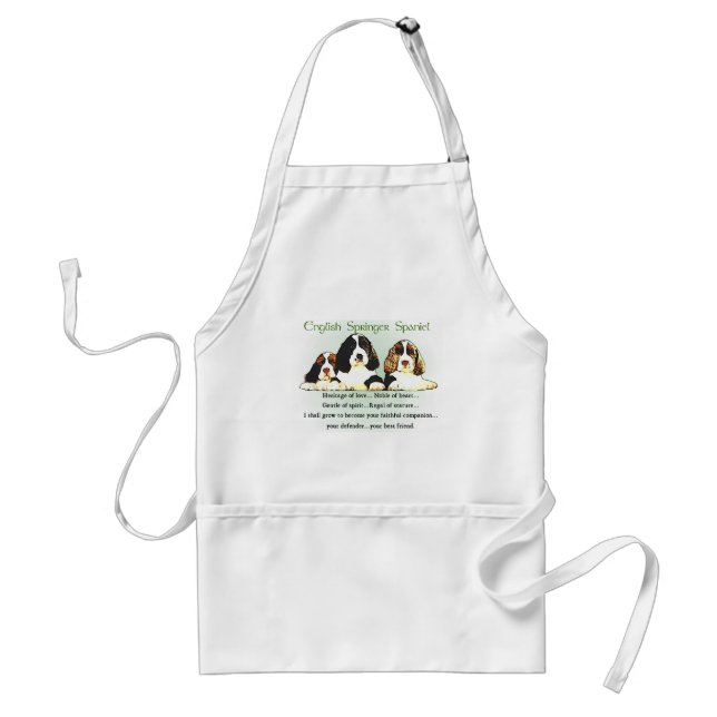 English Springer Spaniel Gifts Standard Apron (Front)