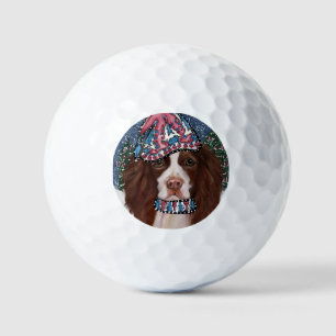 ENGLISH SPRINGER SPANIEL GOLF BALLS