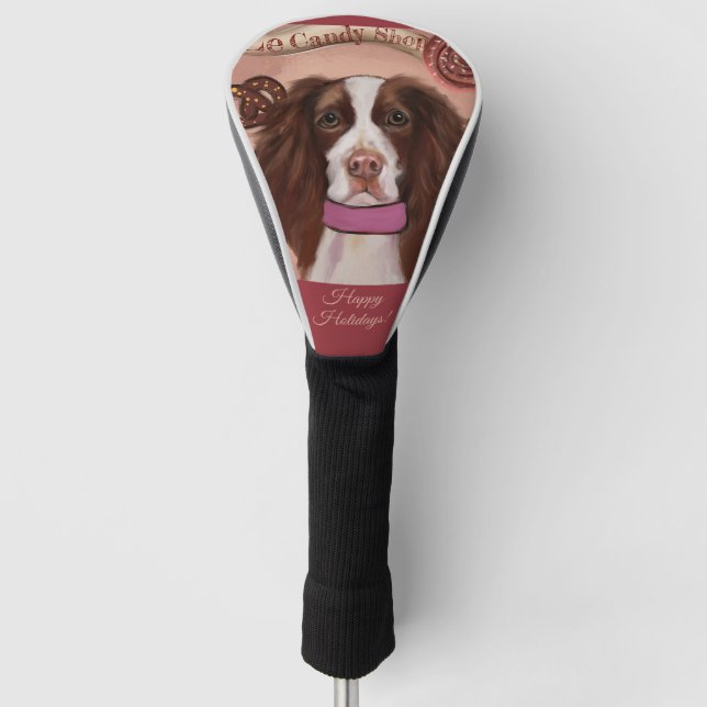 English Springer Spaniel    Golf Head Cover (Front)